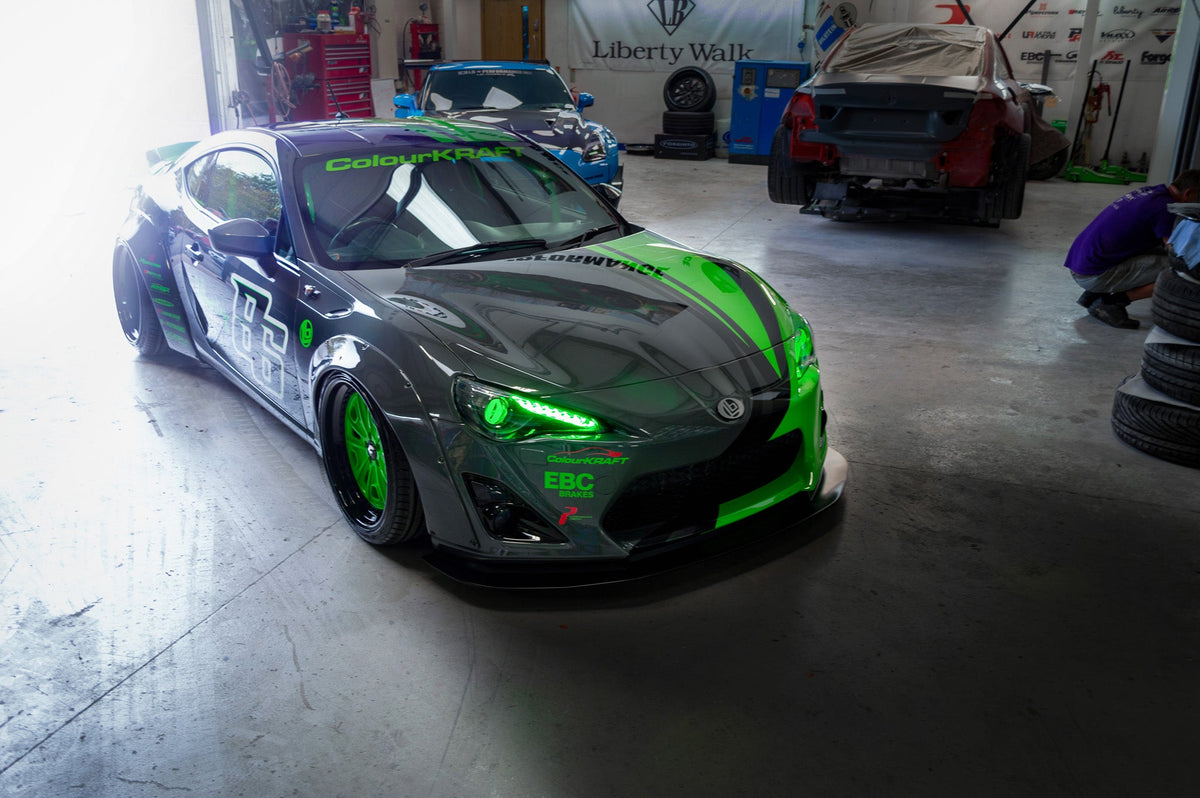 Toyota GT86 (ZN6, do 2015) – bodykit widebody LB-Nation V2 Lip Type Ducktail FRP Liberty Walk – zdjęcie 7