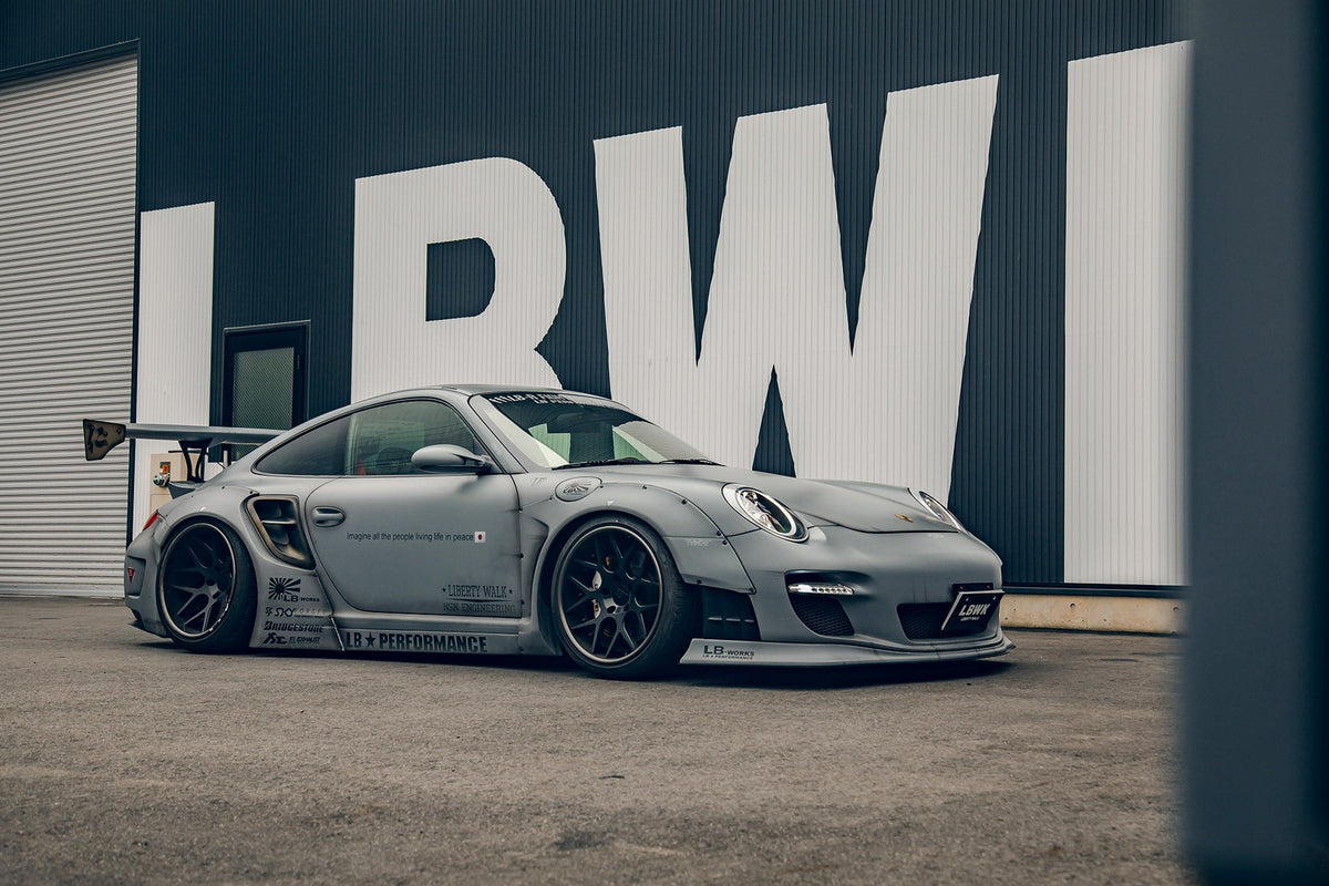Porsche 911 (997) – bodykit widebody LB-WORKS V1 FRP Liberty Walk – zdjęcie 12