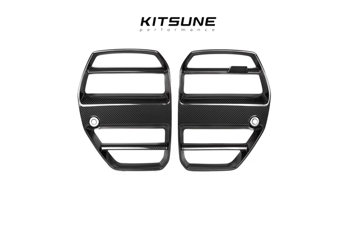 Grill V style V2 Dry Carbon  BMW M3 G80/G81 / BMW M4 G82