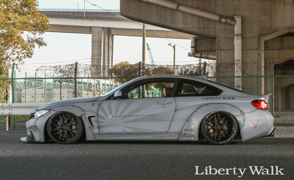 BMW serii 4 F32 – bodykit widebody LB-WORKS FRP Liberty Walk – zdjęcie 3