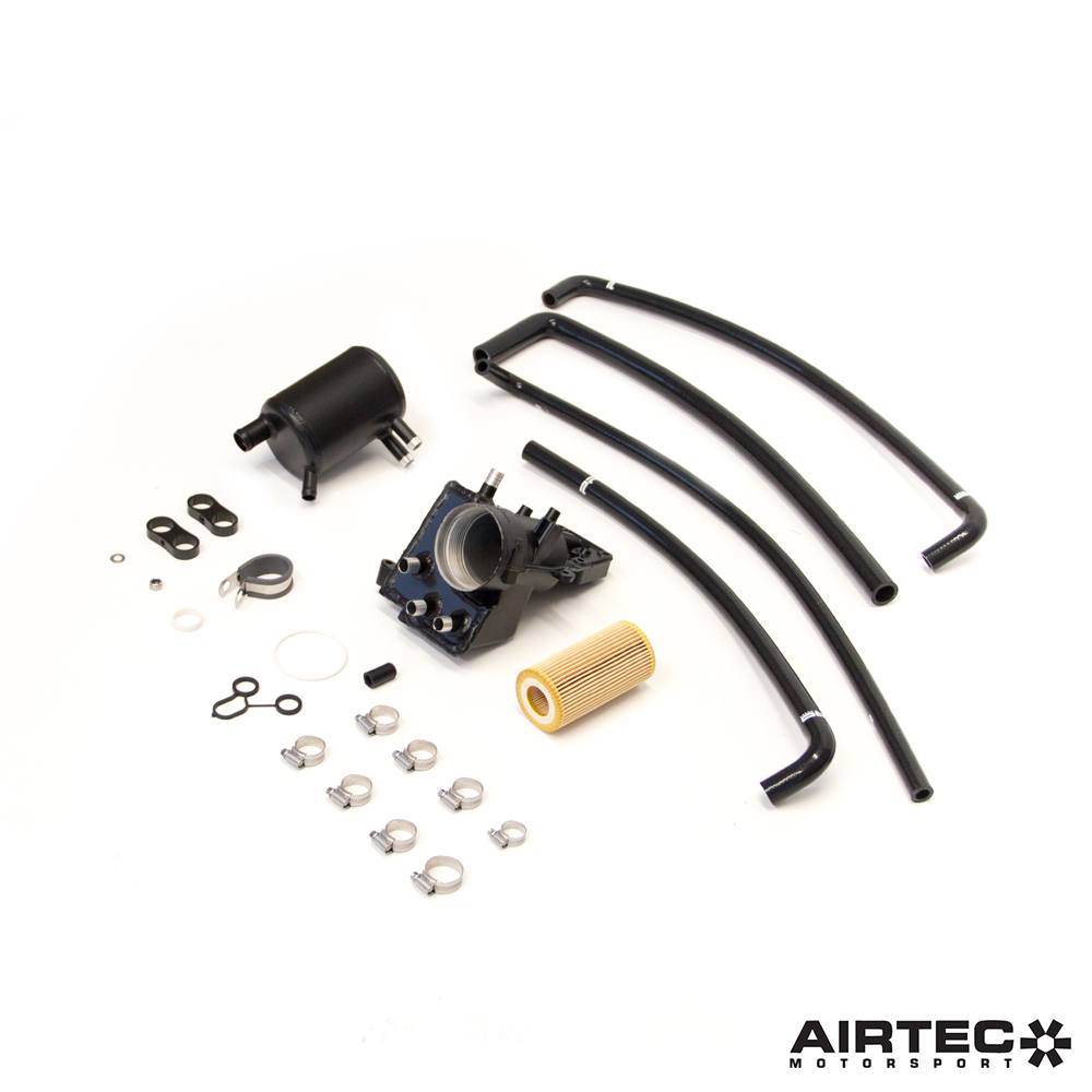 AIRTEC Motorsport Dwuczęściowy układ odmy oleju do Ford Focus Mk2 ST i RS