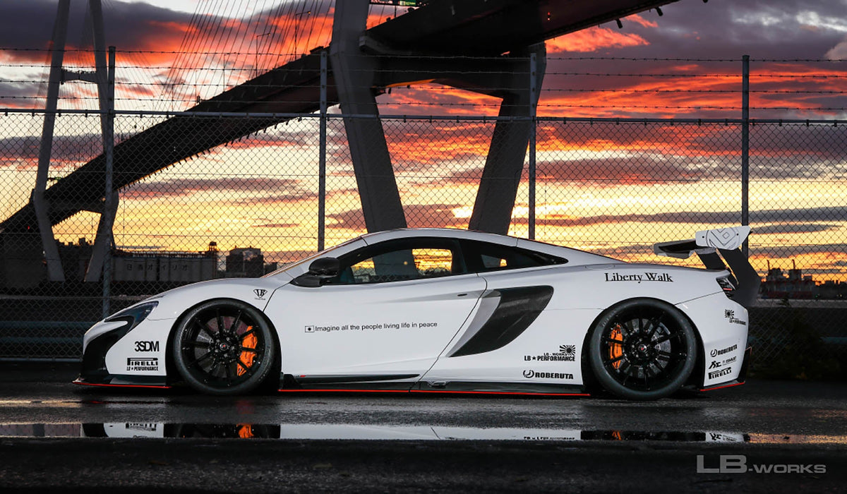 McLaren 650S – bodykit widebody LB-WORKS carbon + skrzydło dry carbon Liberty Walk – zdjęcie 6