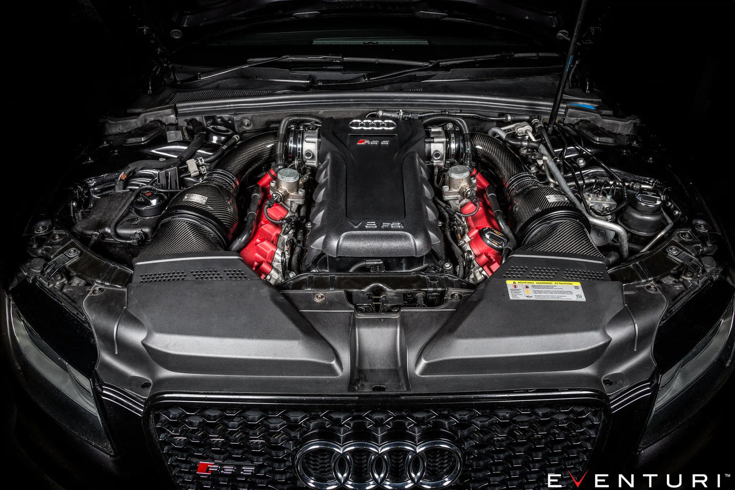 Eventuri Nakładka na pas przedni Audi RS4 B8 EVE-RS4-CF-SLM