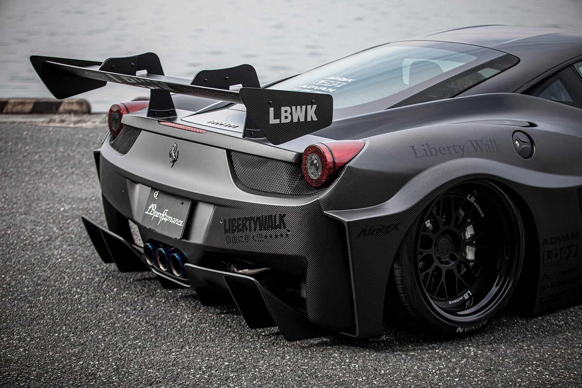 Ferrari 458 – bodykit widebody LB-Silhouette WORKS GT dry carbon Liberty Walk – zdjęcie 3