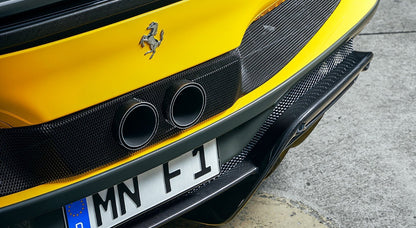 NOVITEC Końcówki wydechu carbon, stal nierdzewna – Ferrari 296 – zdjęcie 2