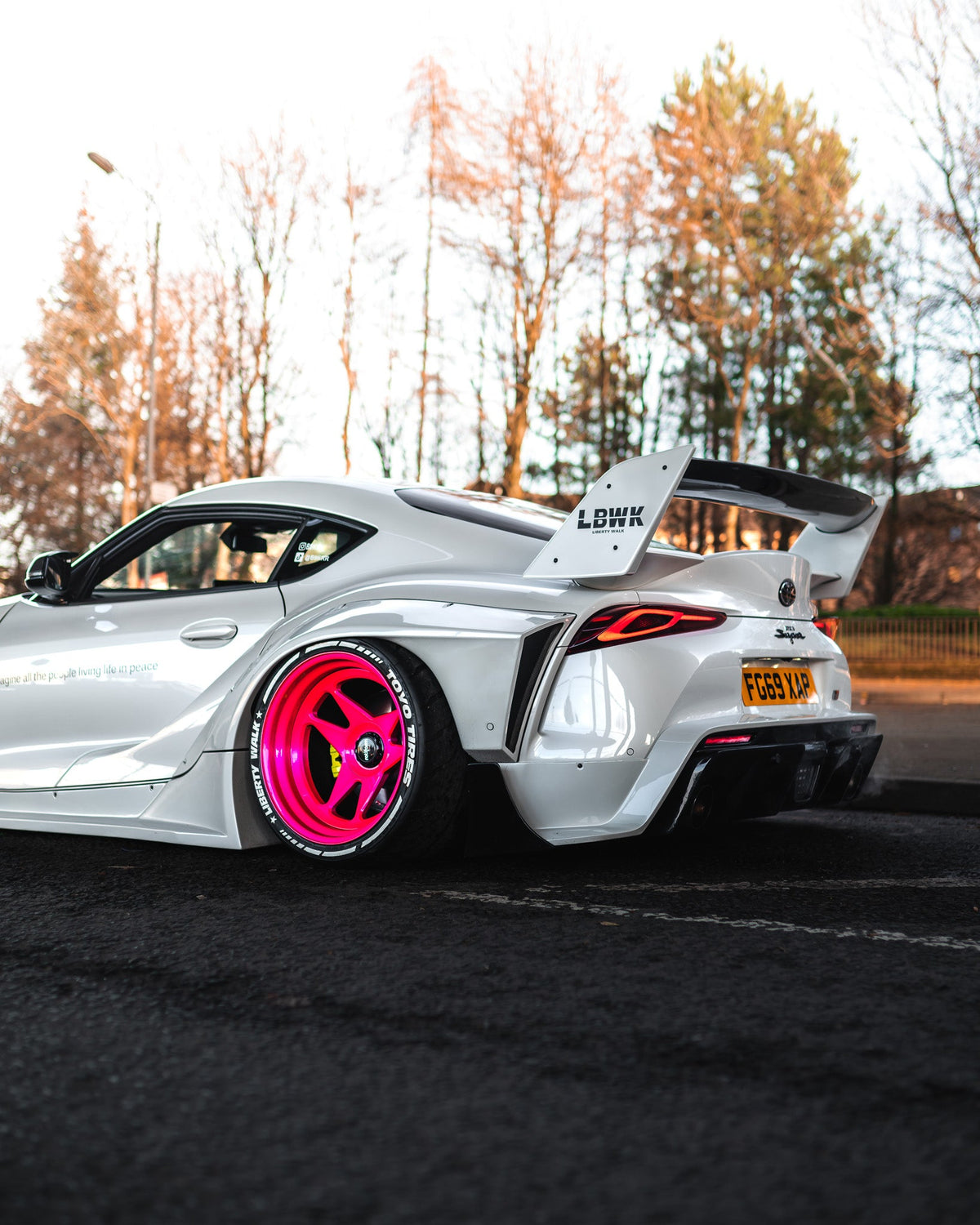 Toyota GR Supra A90 – bodykit widebody LB-WORKS V2 FRP Liberty Walk – zdjęcie 17