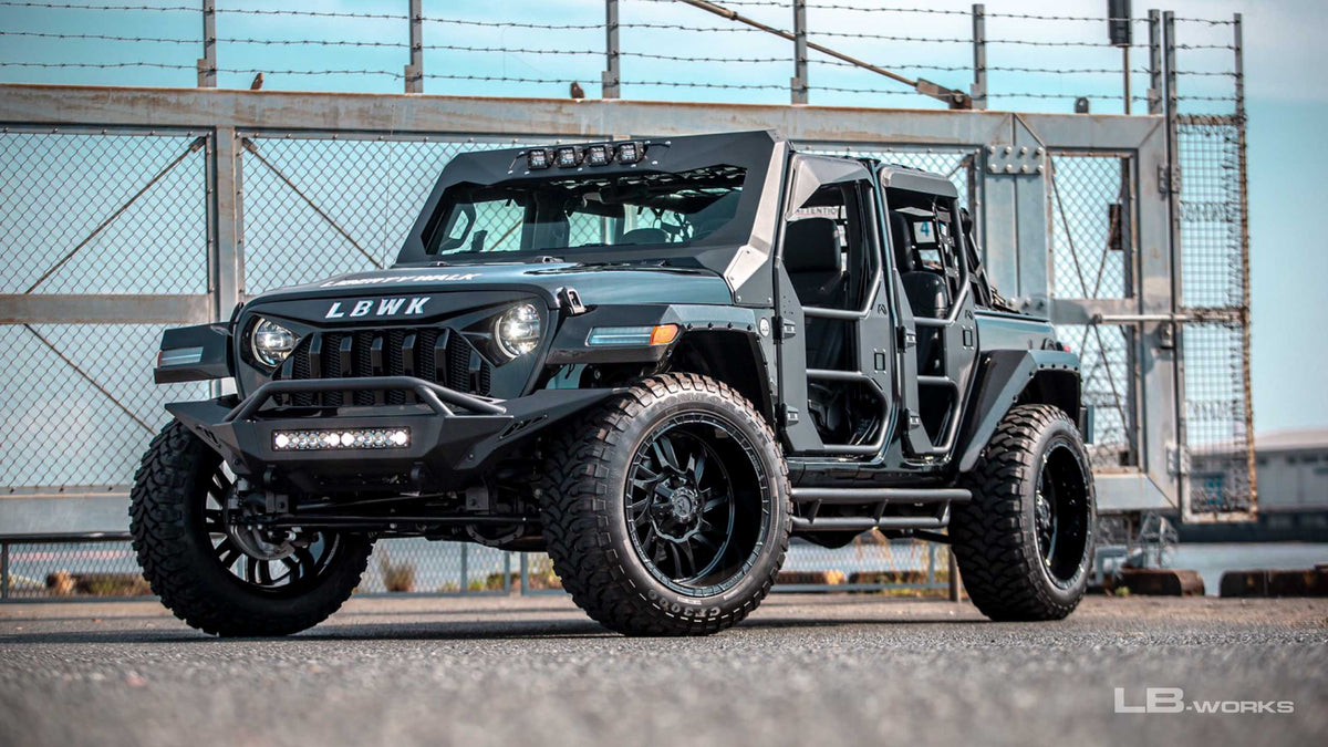 Jeep Wrangler JL (od 2019) – bodykit widebody LB x Fairline FRP Liberty Walk – zdjęcie 1