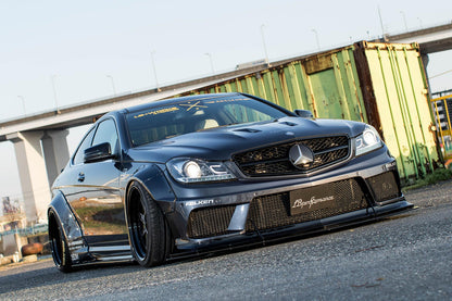 Mercedes-AMG C63 W204 – bodykit widebody LB-WORKS Coupe + Sedan FRP Liberty Walk – zdjęcie 6