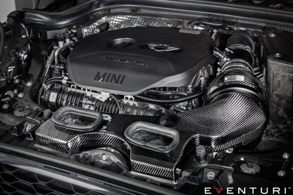 Eventuri Intake System MINI Cooper S / JCW (Pre-LCI) – Plastic Version with Carbon Scoop – EVE-F56-PL-INT