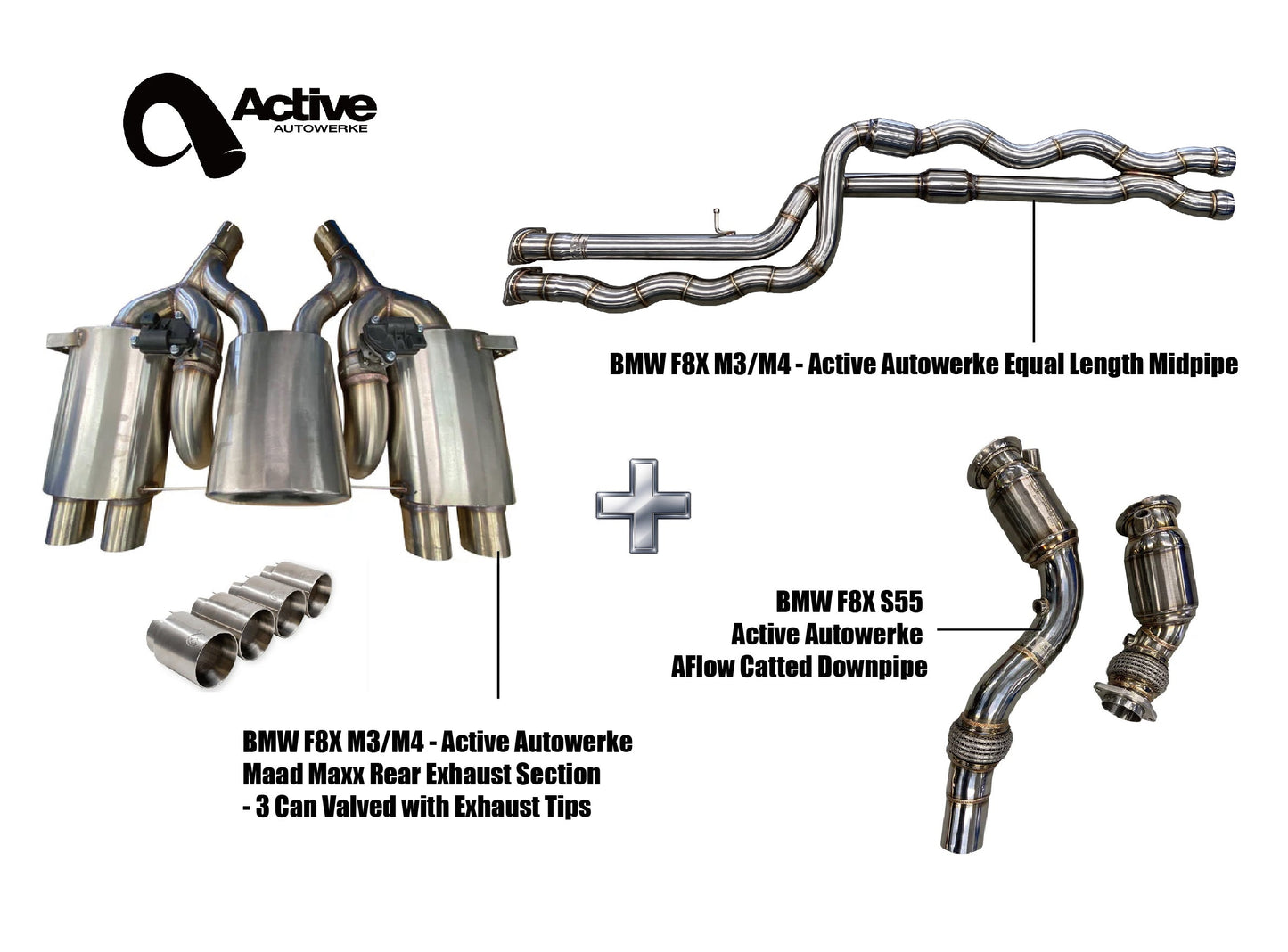 Zestaw wydechowy Active Autowerke BMW F80 M3 (AFlow)