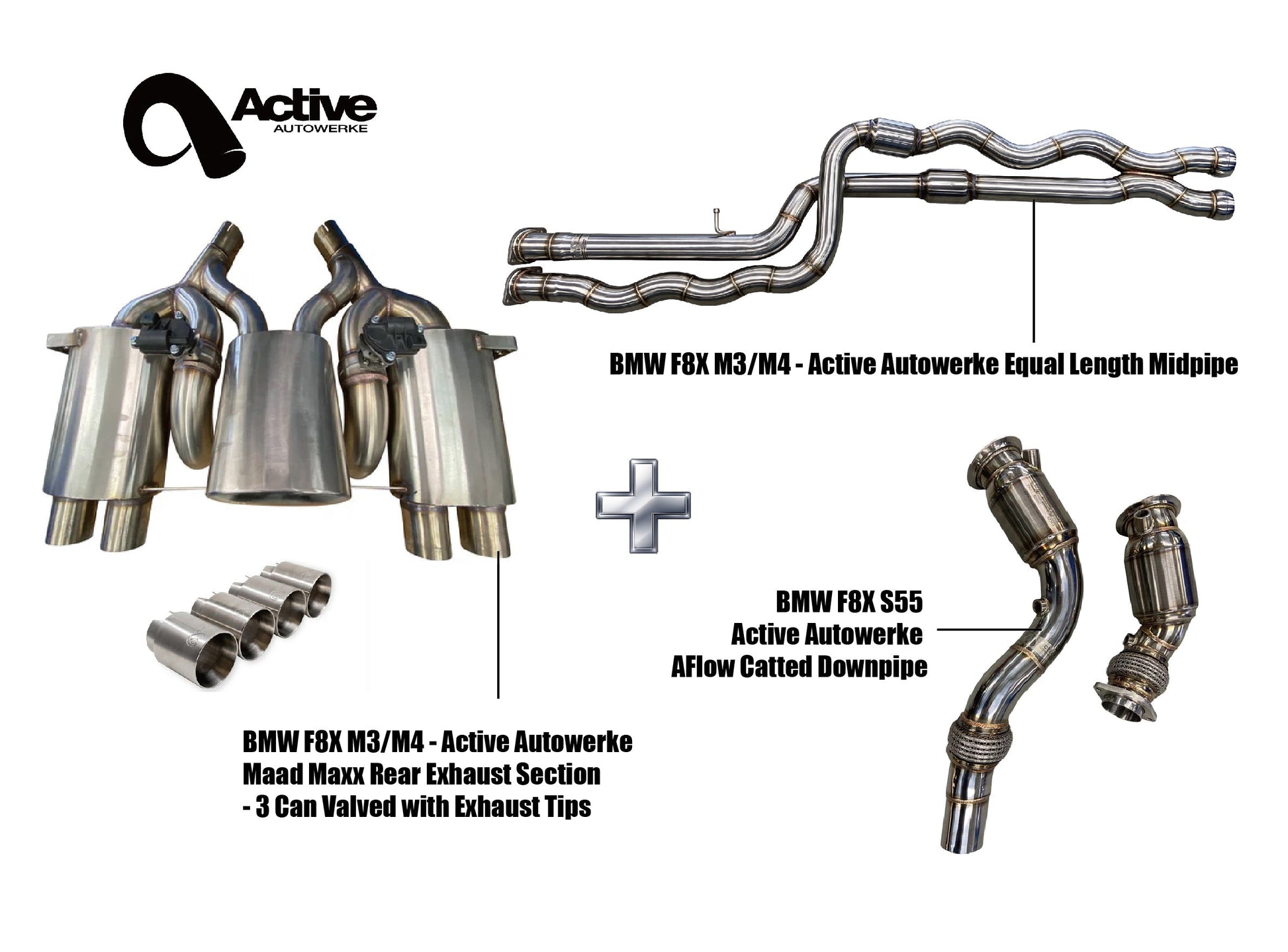 Zestaw wydechowy Active Autowerke BMW F80 M3 (AFlow)