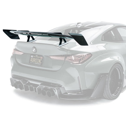 BMW G82 M4 – skrzydło Swan Neck AT-R3 z płaskimi końcówkami carbon pre-preg ADRO