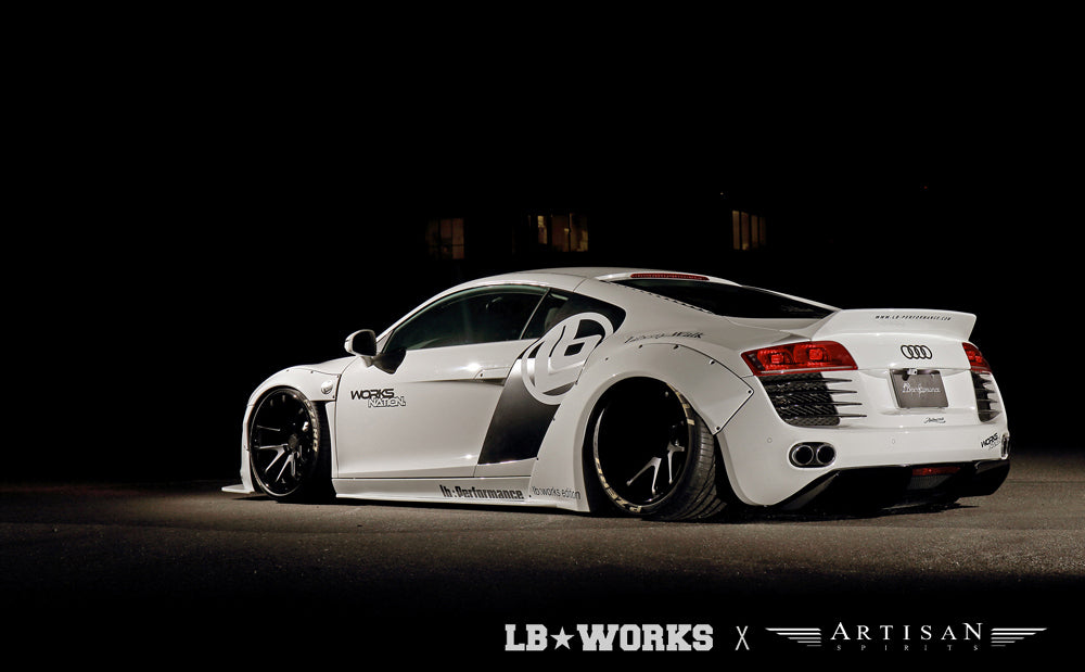 Audi R8 V10 (42) – bodykit widebody LB-WORKS FRP Liberty Walk – zdjęcie 5