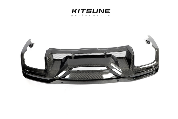 Ford Mustang Dark Horse Carbon Fiber Front Diffuser