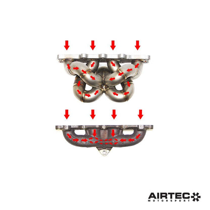 AIRTEC Motorsport Rurowy kolektor wydechowy do Ford Fiesta Mk7 ST 180 (4)