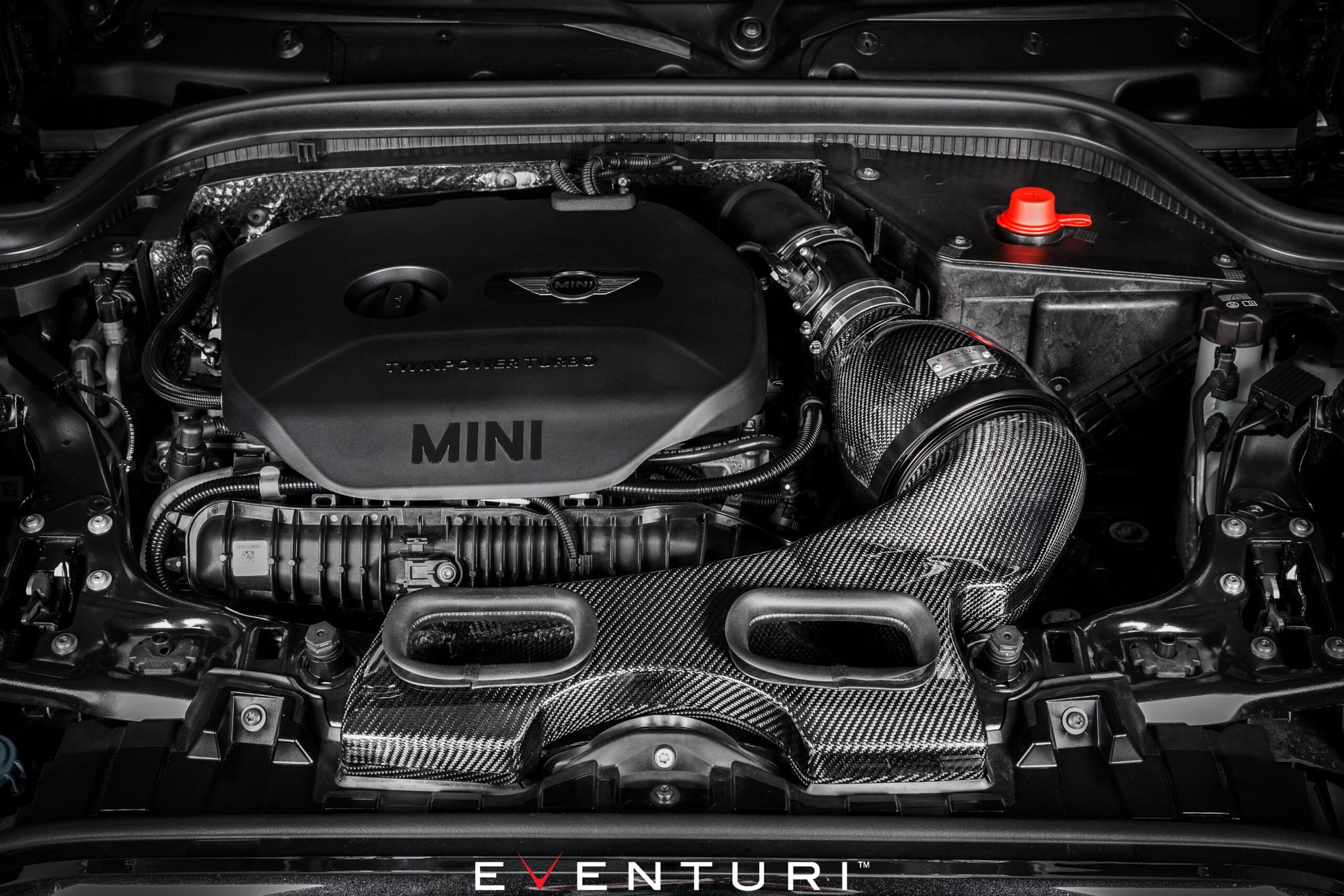Eventuri Układ dolotowy MINI Cooper S / JCW (Pre-LCI) – EVE-F56-CF-INT - zdjęcie 2