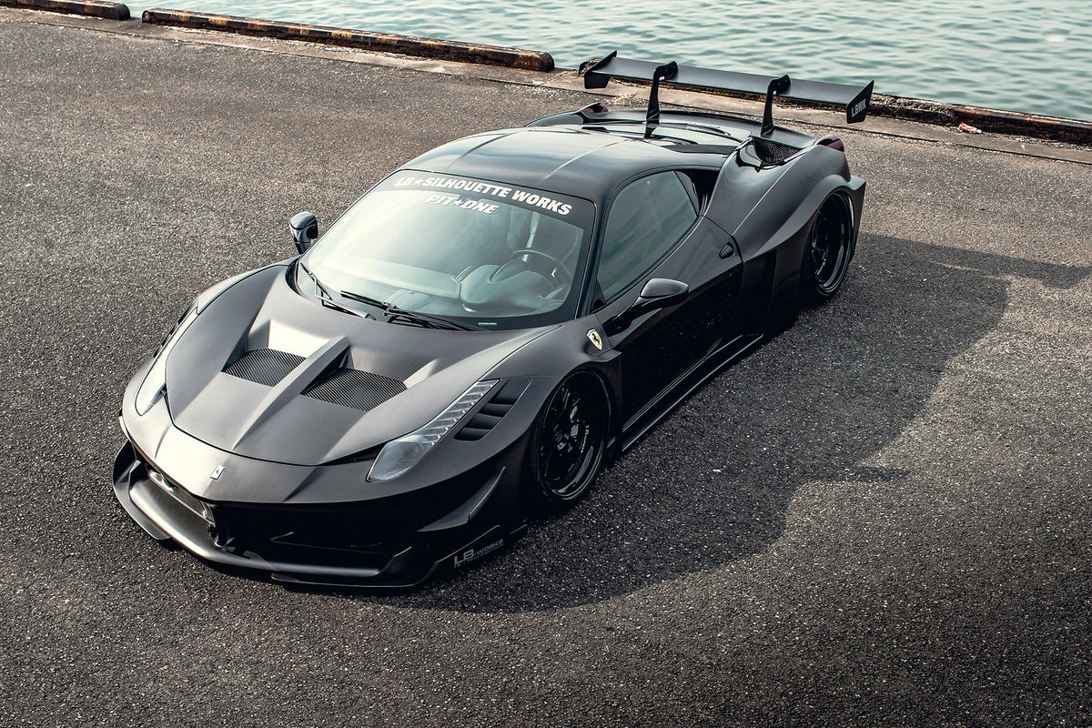 Ferrari 458 – bodykit widebody LB-Silhouette WORKS GT dry carbon Liberty Walk – zdjęcie 1