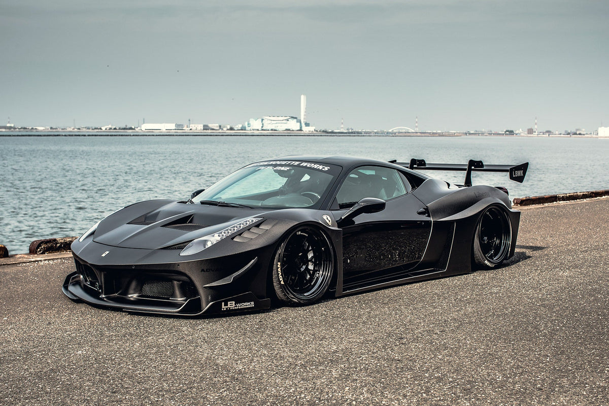 Ferrari 458 – bodykit widebody LB-Silhouette WORKS GT dry carbon Liberty Walk – zdjęcie 7