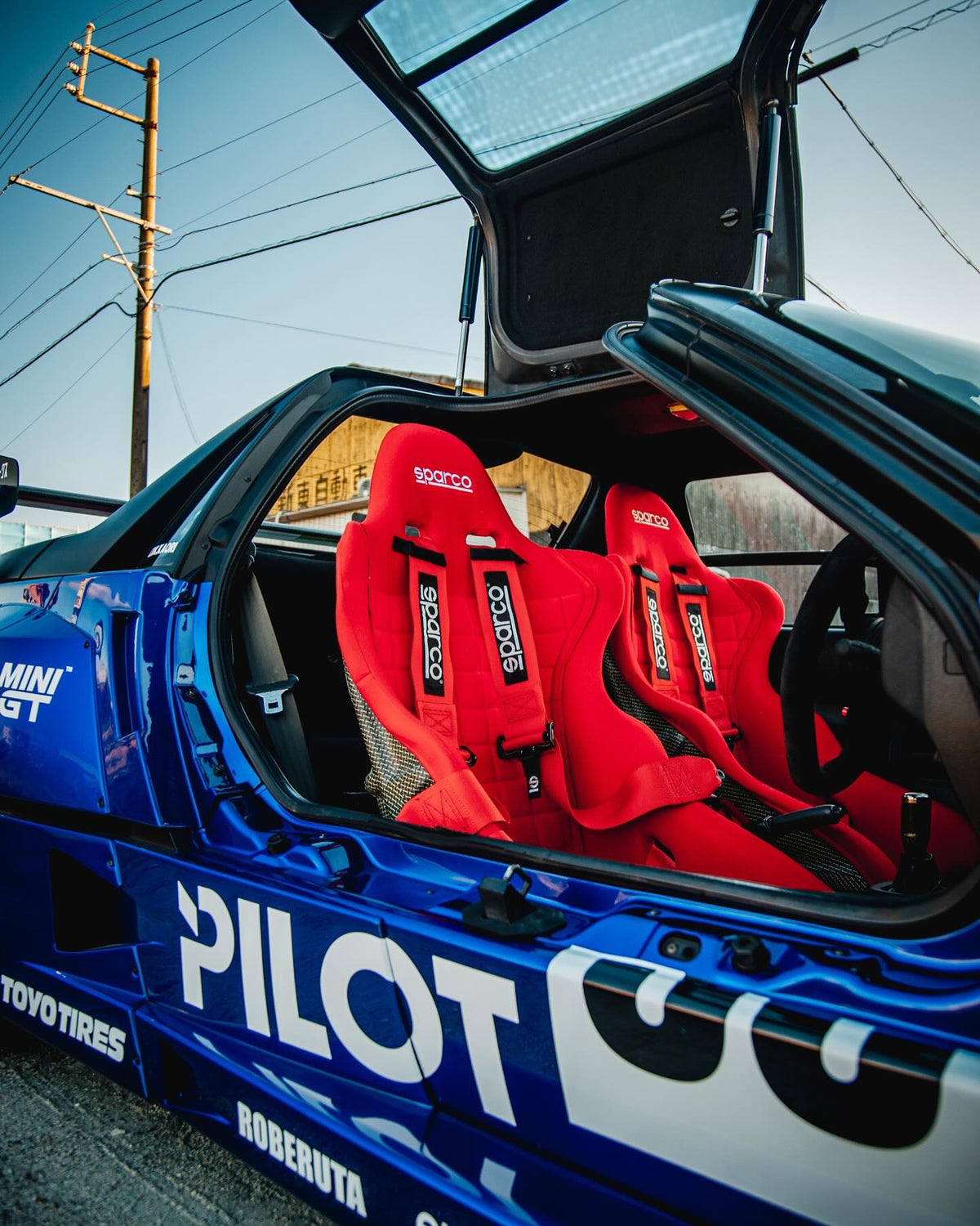 Autozam AZ-1 – bodykit widebody LB-WORKS FRP + dry carbon Liberty Walk – zdjęcie 21