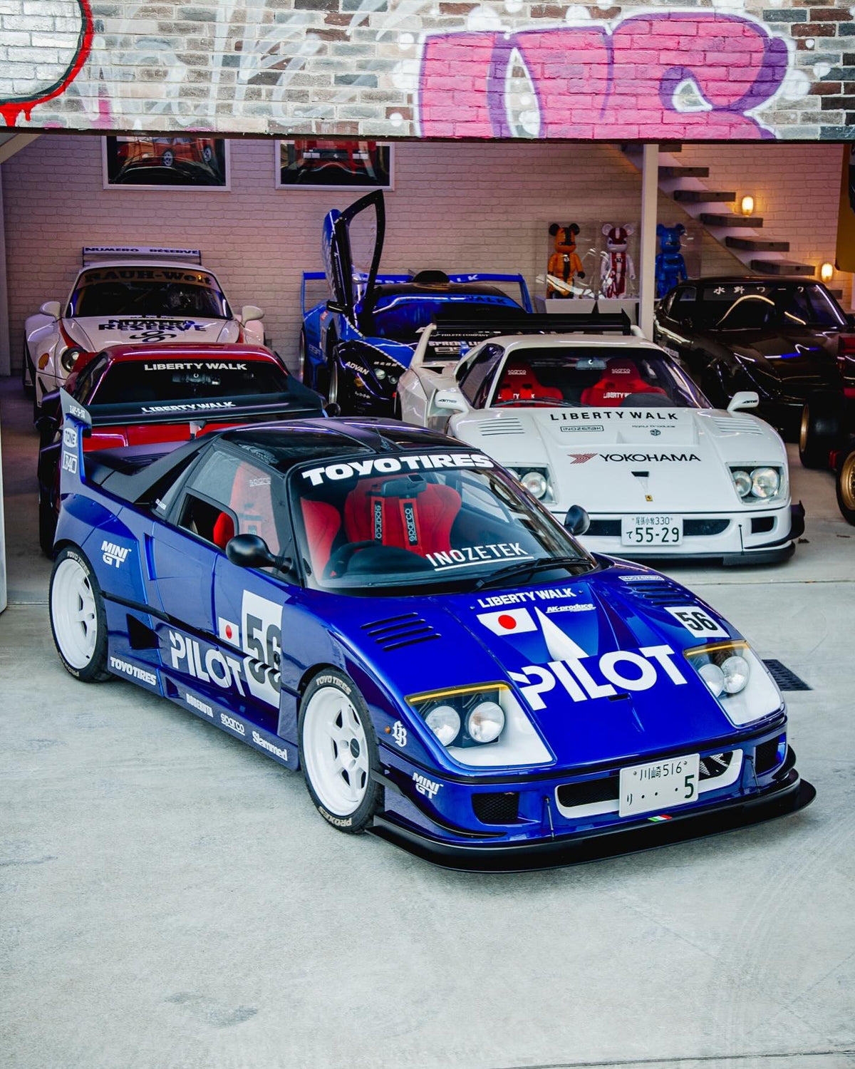 Autozam AZ-1 – bodykit widebody LB-WORKS FRP + dry carbon Liberty Walk – zdjęcie 17