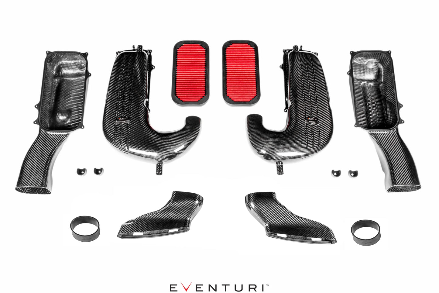 Eventuri Pakiet ulepszenia karbonowych kanałów dolotowych Mercedes C63S - EVE-C63S-DCT EVE-C63S-DCT