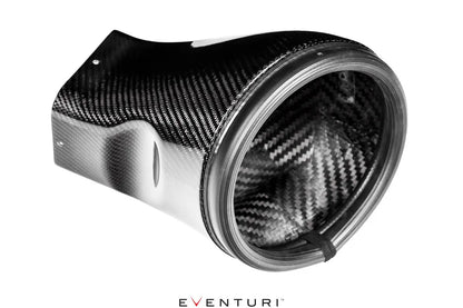 Eventuri Air Duct for Audi RS3 8V, TT 8S Headlights for Stage 3 System - EVE-ST38V8S-CF-HDP