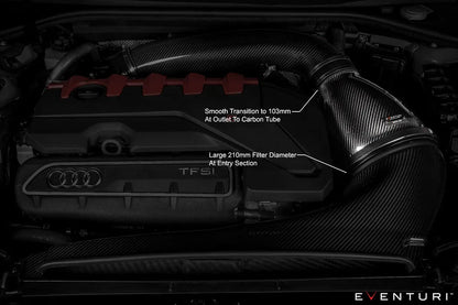 Eventuri Układ dolotowy do silników DAZA i DWNA Audi RS3 Gen 2 / TT RS 8S – EVE-ST38V8S-CF-INT - zdjęcie 19