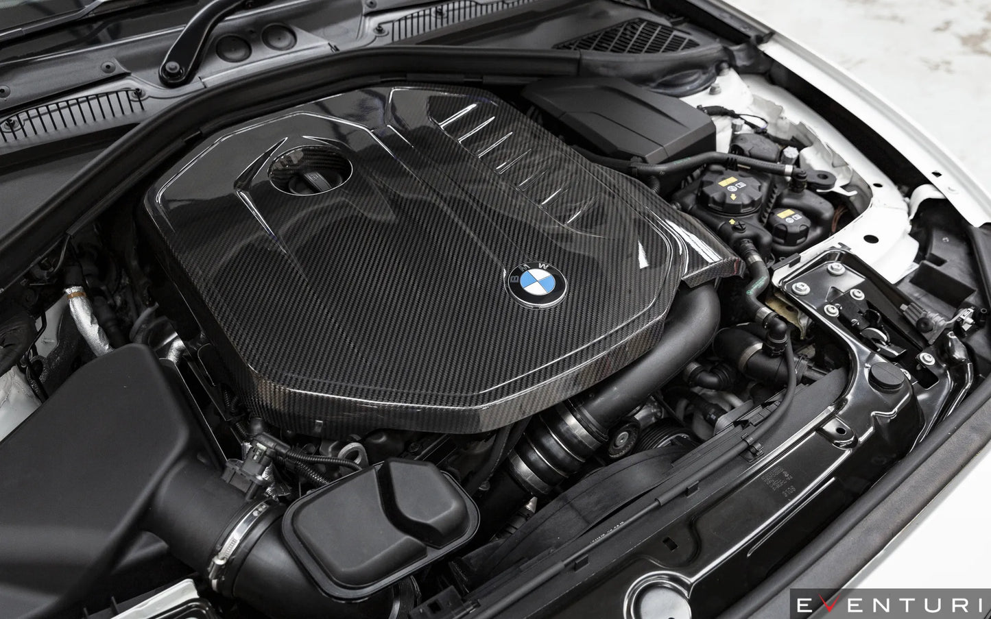 Eventuri Osłona silnika BMW B58 (M140i, M240i, M340i, M440i - Seria F) - EVE-B58F-CF-ENG
