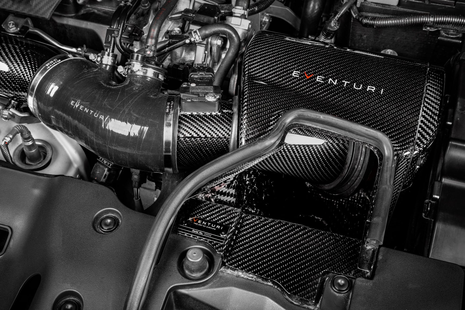 Eventuri Układ dolotowy Honda Civic FK8 Type R - EVE-FK8-CF-INT - zdjęcie 2