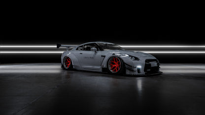 Nissan GT-R R35 – bodykit widebody LB-WORKS Type 2 do 2016 FRP Liberty Walk – zdjęcie 3