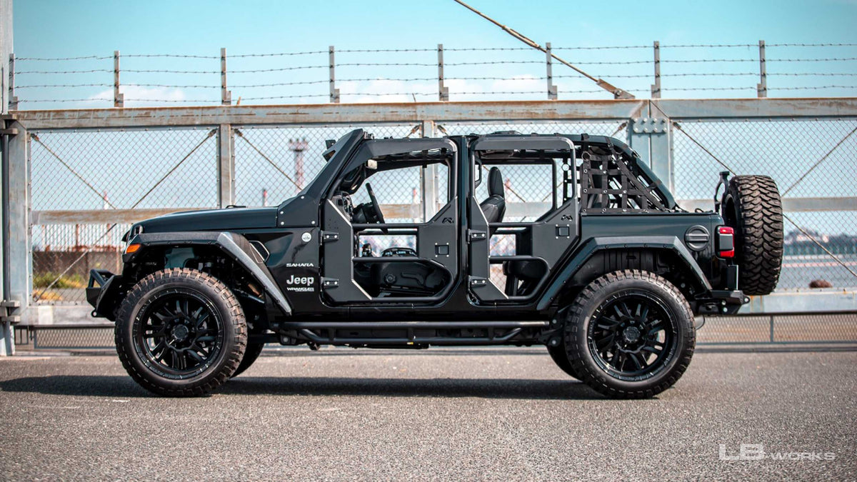 Jeep Wrangler JL (od 2019) – bodykit widebody LB x Fairline FRP Liberty Walk – zdjęcie 2