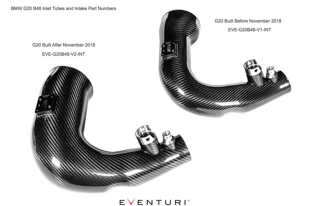 Eventuri Intake System BMW G20/G21, G22/G23 B48 Engine - production until November 2018 - EVE-G20B48-V1-INT