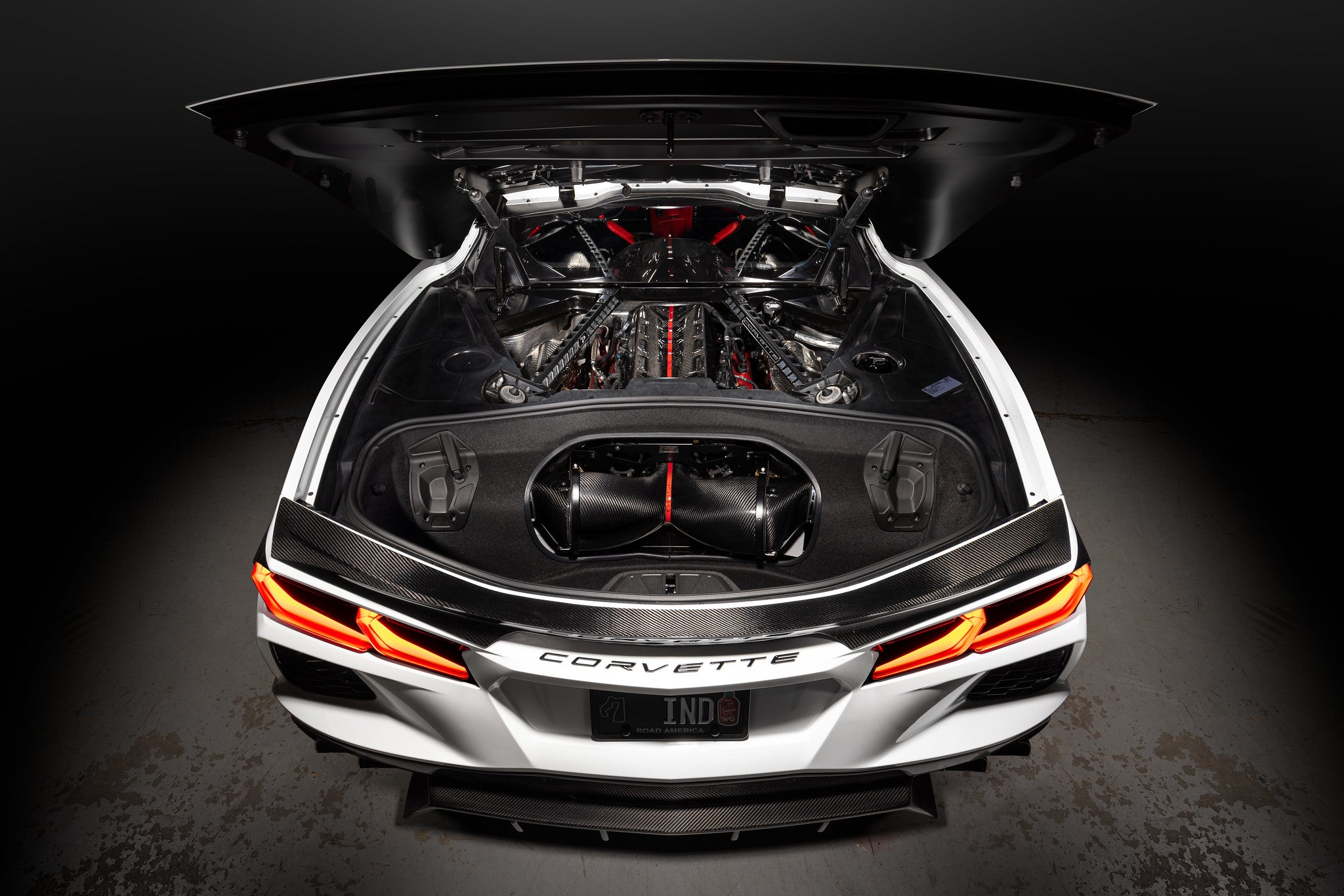 Eventuri Osłona silnika Chevrolet C8 Corvette Stingray EVE-C8VT-CF-ENG - Zdjęcie 2