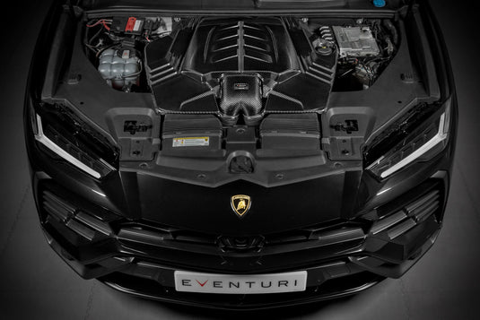 Układ dolotowy Eventuri VAG 4.0 TFSI V8 Twin Turbo - widok boczny