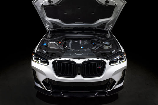 Układ dolotowy Eventuri BMW G01 X3 M40i, G02 X4 M40i (silnik B58D) - widok boczny