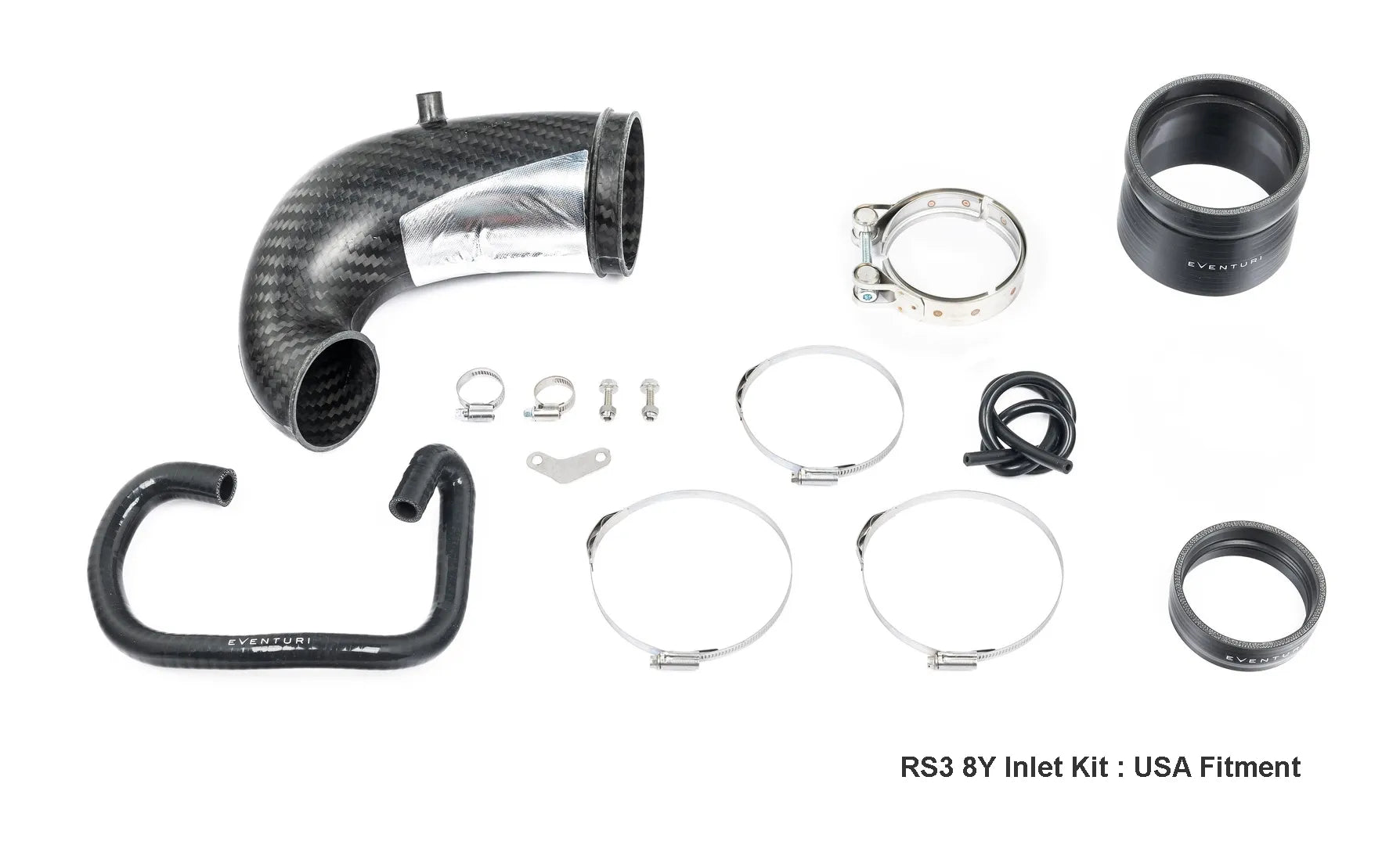 Eventuri Wlot turbo Audi RS3 8Y (USA) - EVE-TRB8Y-LHD-NIL - zdjęcie 2