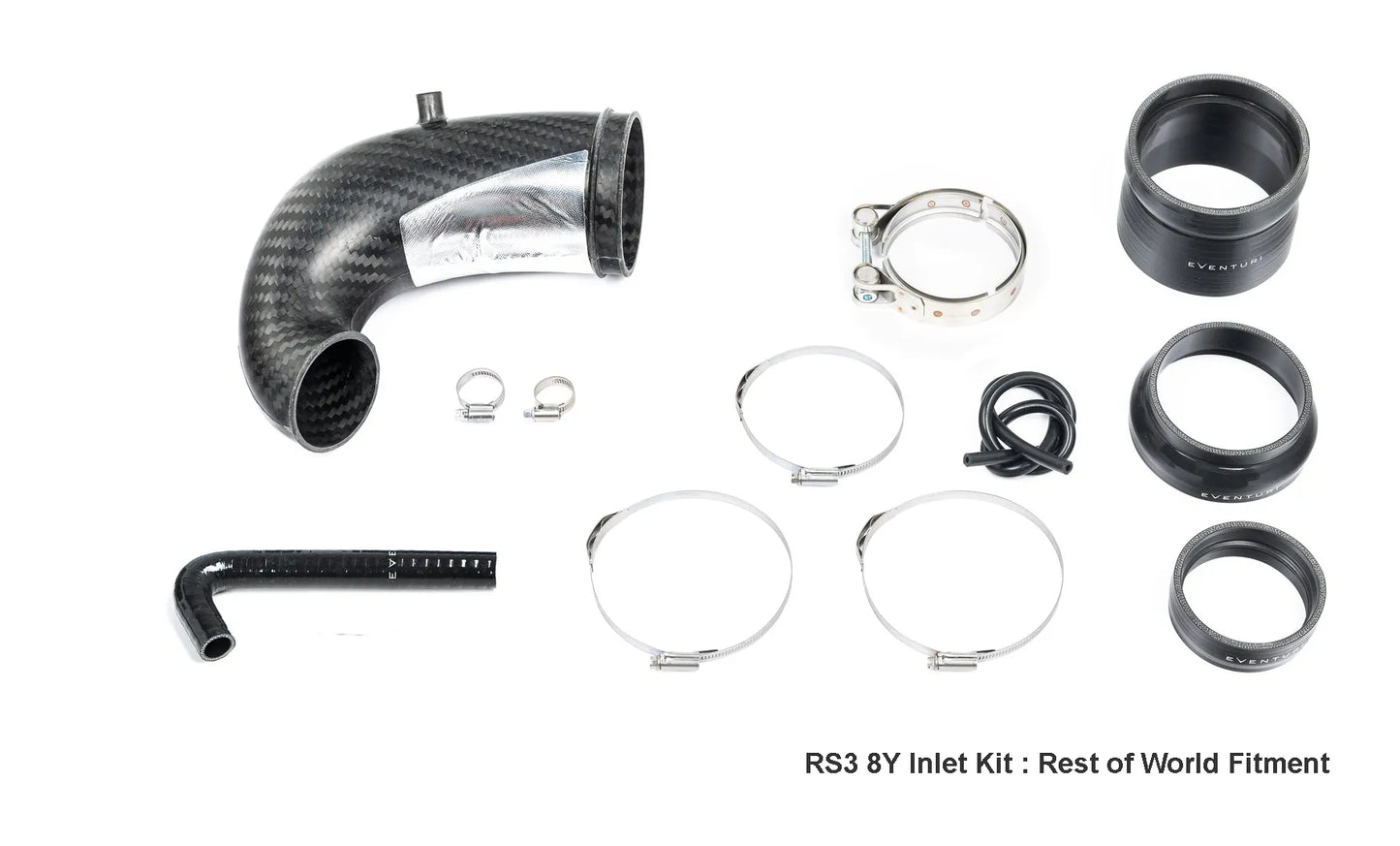 Eventuri Wlot turbo Audi RS3 8Y (USA) - EVE-TRB8Y-LHD-NIL - zdjęcie 3