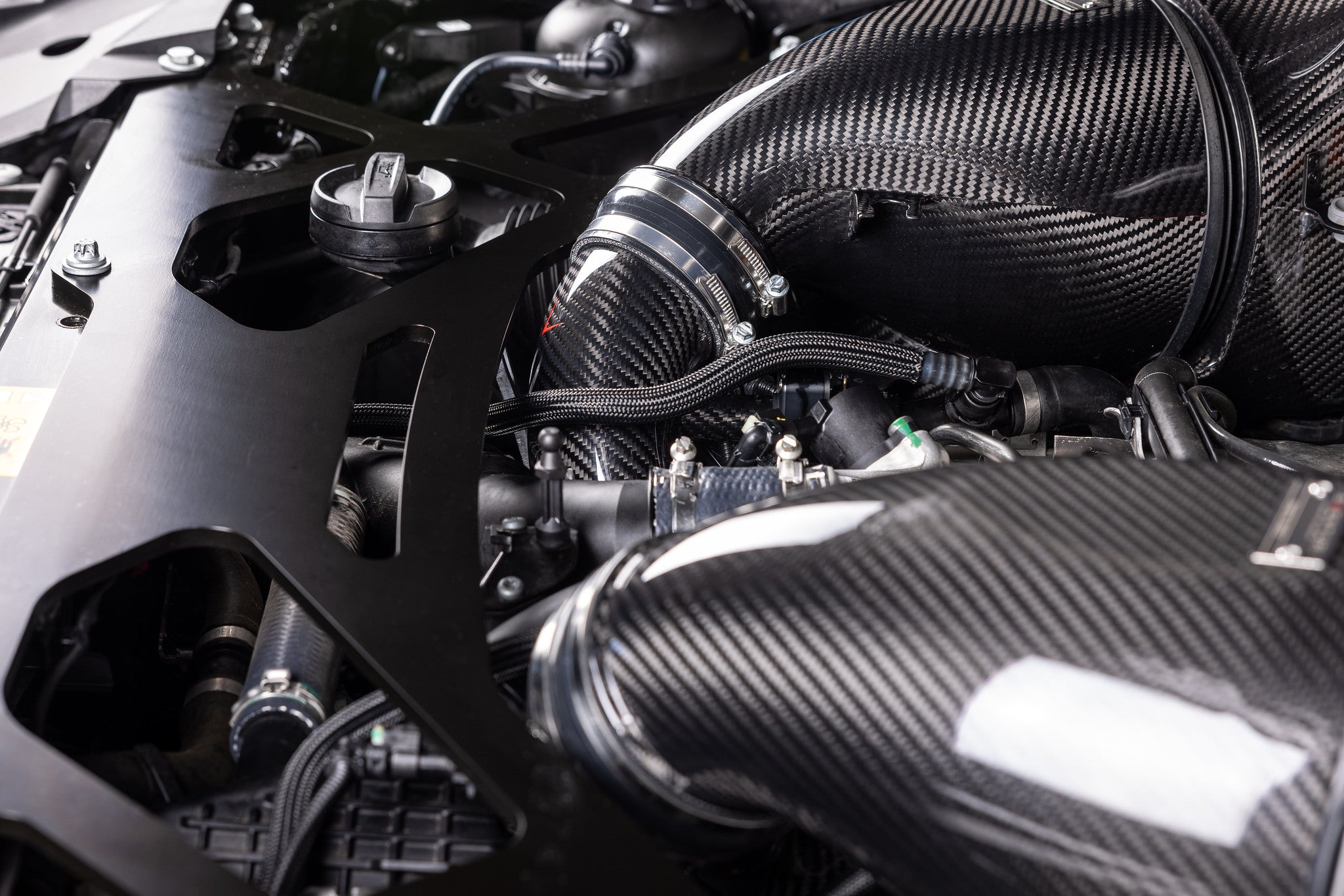 Eventuri Wlot turbo BMW X6M F96 LCI EVE-X56M-LCI-CHG - Zdjęcie 5