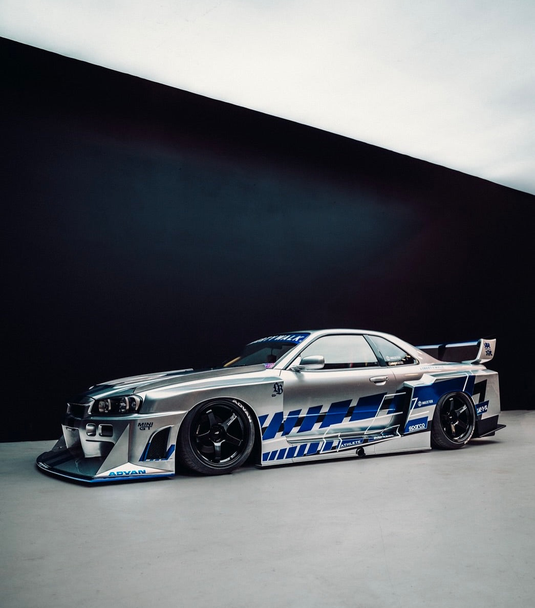 Nissan Skyline R34 (ER34) – bodykit widebody LB-Super Silhouette Liberty Walk – zdjęcie 6