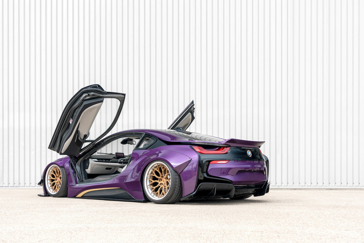 BMW i8 (I12) – bodykit widebody LB-WORKS V2 FRP Liberty Walk – zdjęcie 8