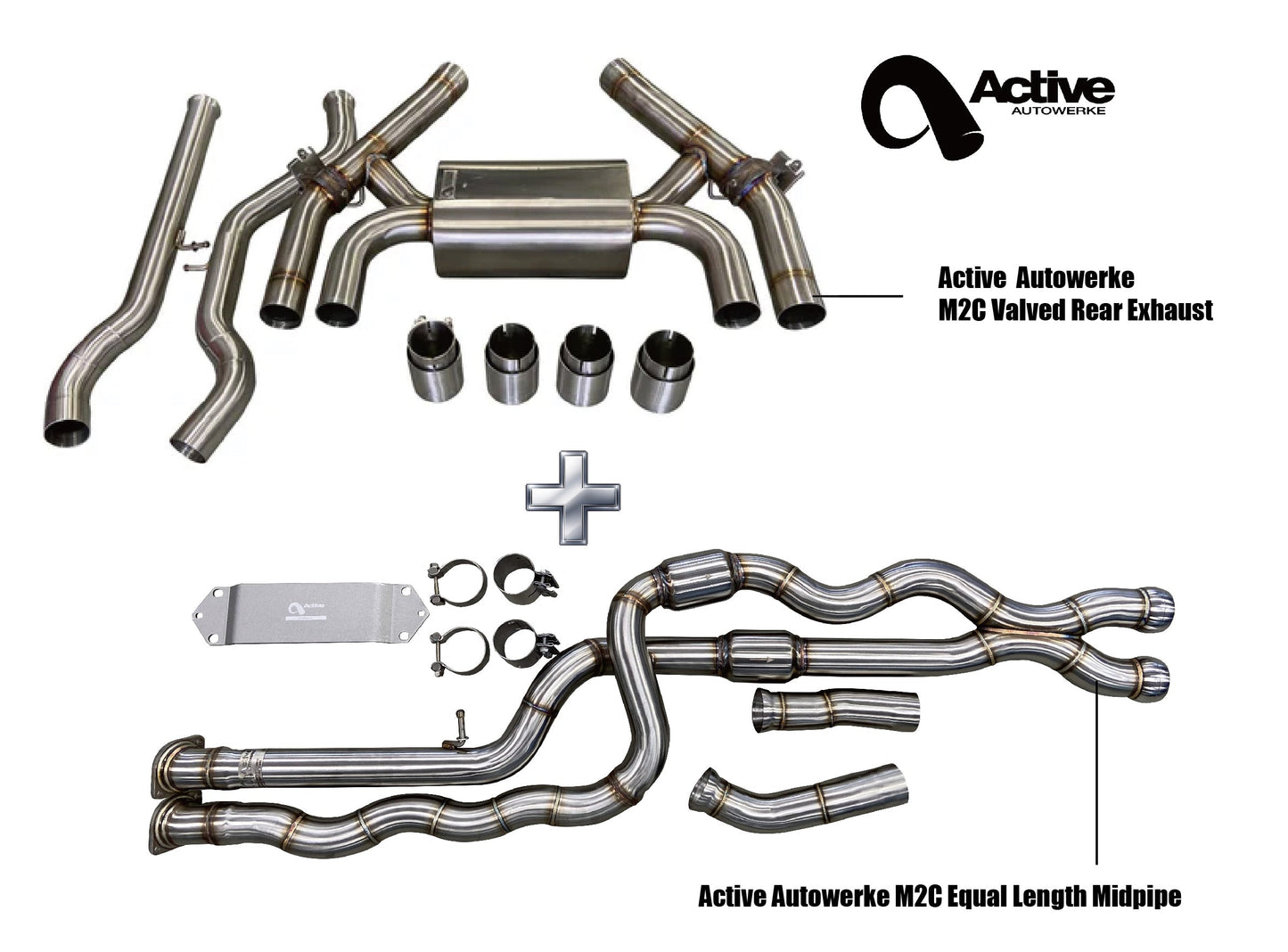 Zestaw wydechowy Active Autowerke BMW F87 M2 Competition