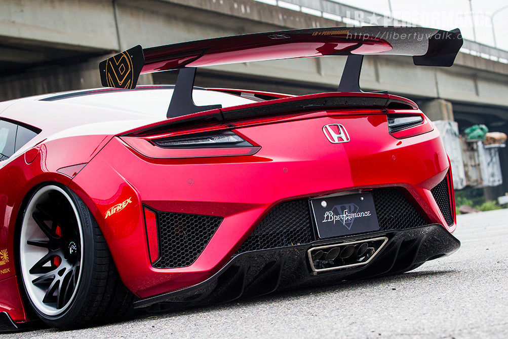 Honda NSX NC1 – bodykit widebody LB-Performance V1 dry carbon Liberty Walk – zdjęcie 2