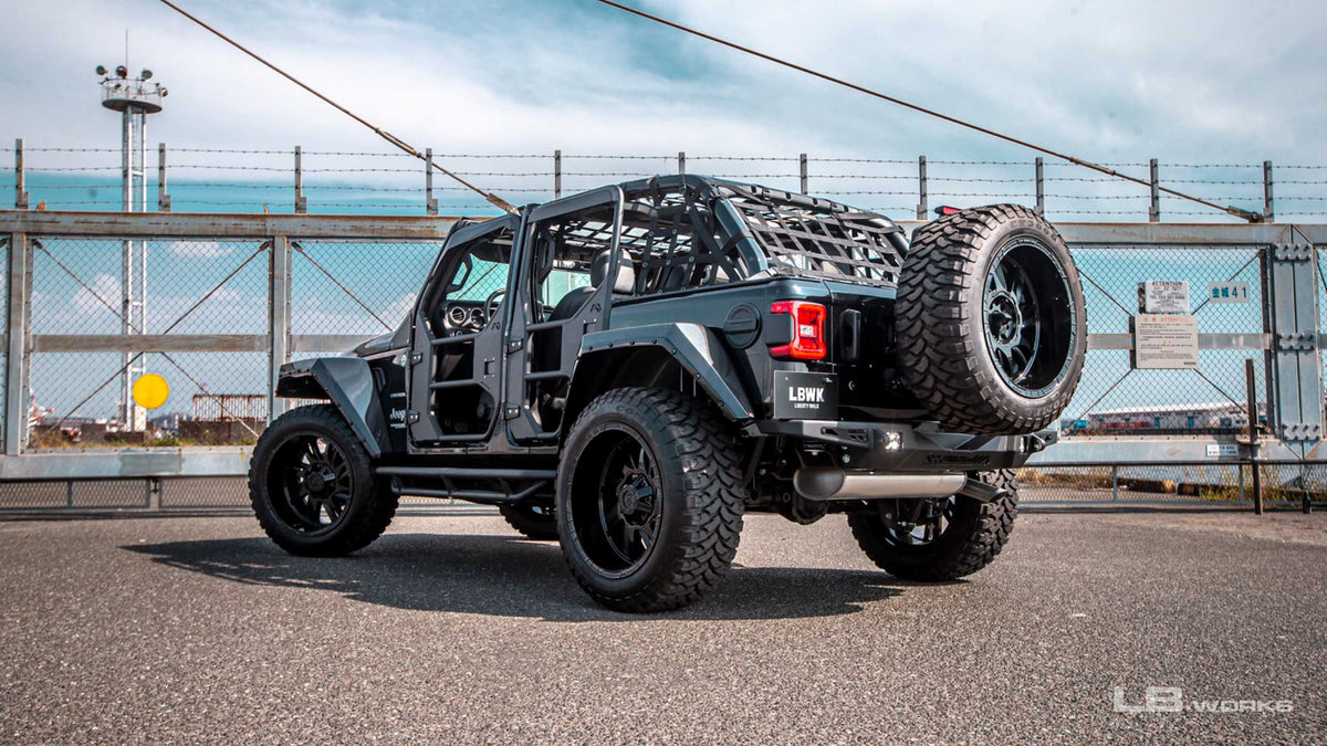 Jeep Wrangler JL (od 2019) – bodykit widebody LB x Fairline FRP Liberty Walk – zdjęcie 3