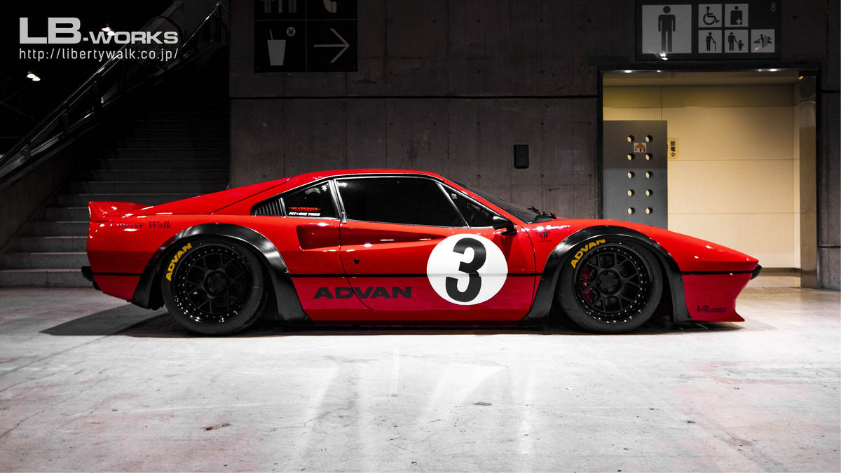 Ferrari 308 GTB – bodykit widebody LB-WORKS FRP Liberty Walk – zdjęcie 4