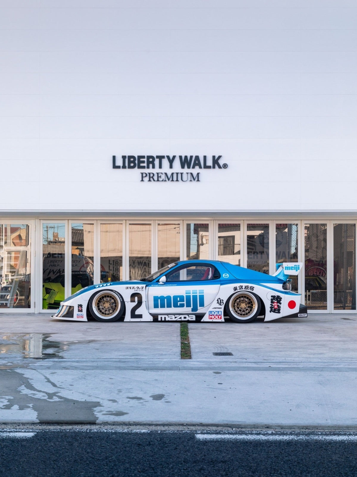 Mazda RX-7 FD – bodykit widebody LB-Super Silhouette FRP Liberty Walk – zdjęcie 20