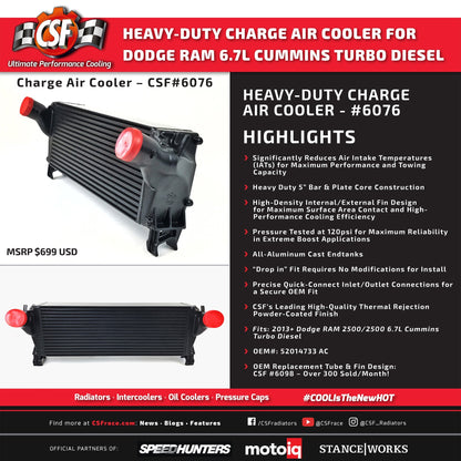 CSF Intercooler RAM 2500, 3500 - zdjęcie 4