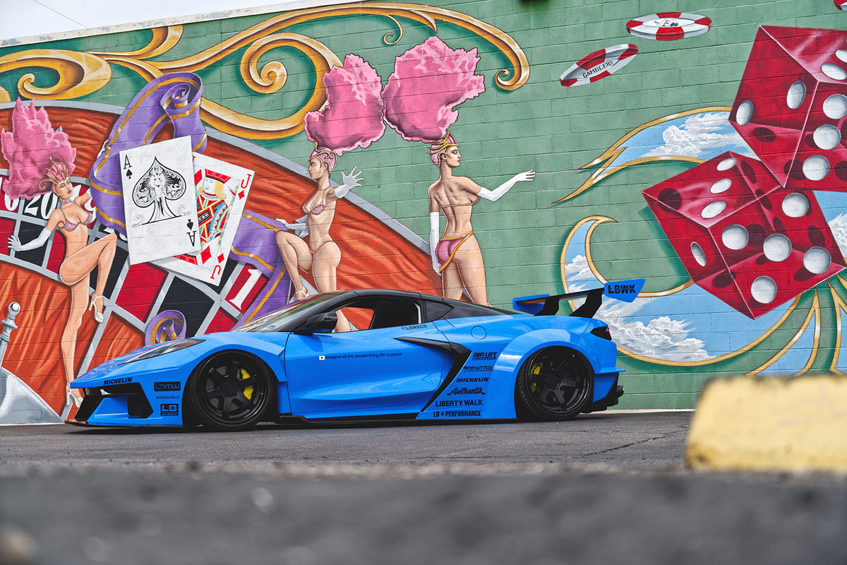 Chevrolet Corvette C8 – bodykit widebody LB-Silhouette WORKS FRP Liberty Walk – zdjęcie 10