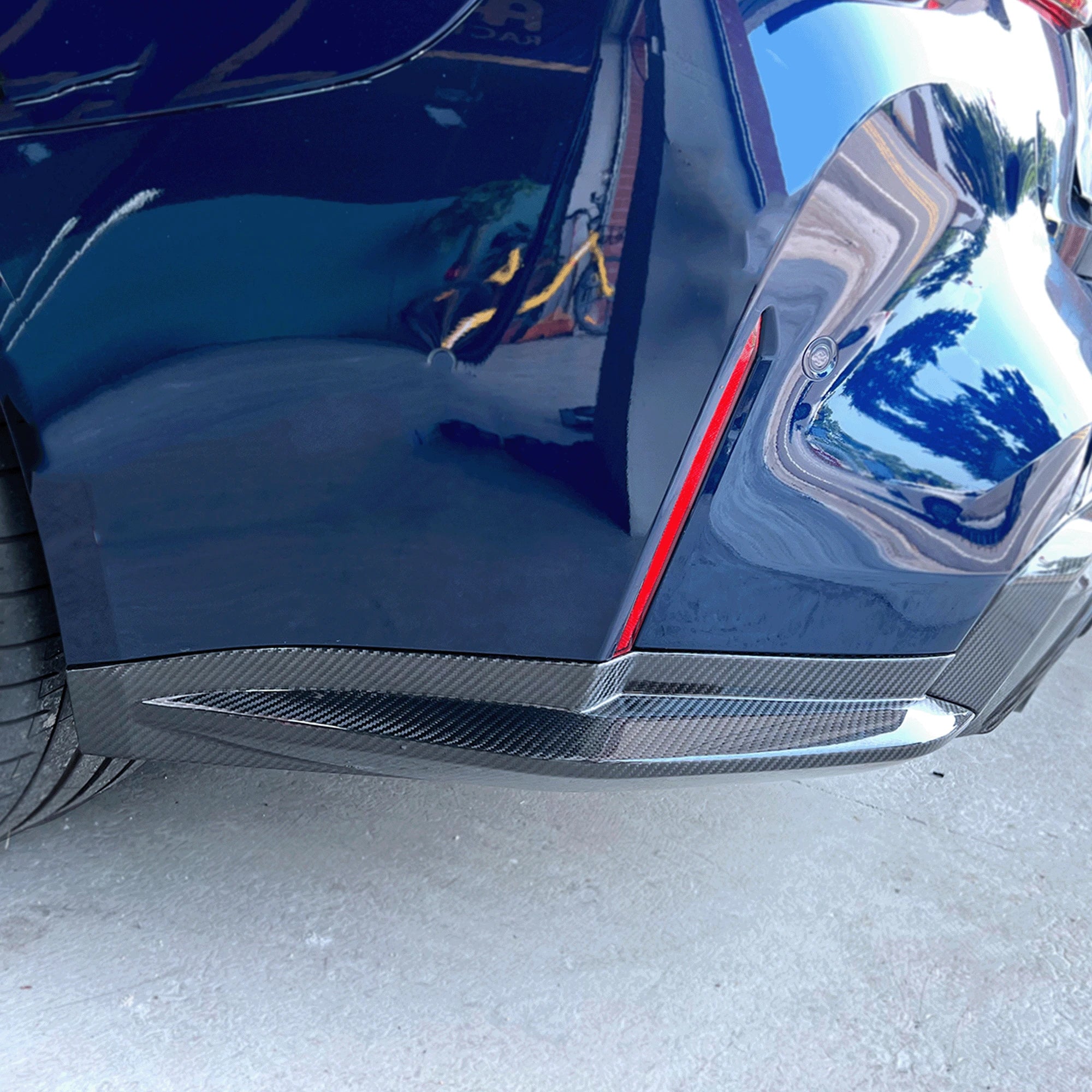 REAR SIDE SPLITTERS BMW M3 G80/G81 / BMW M4 G82