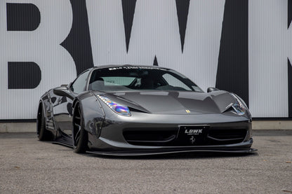 Ferrari 458 – bodykit widebody LB-WORKS Lip Spoiler carbon Liberty Walk – zdjęcie 1