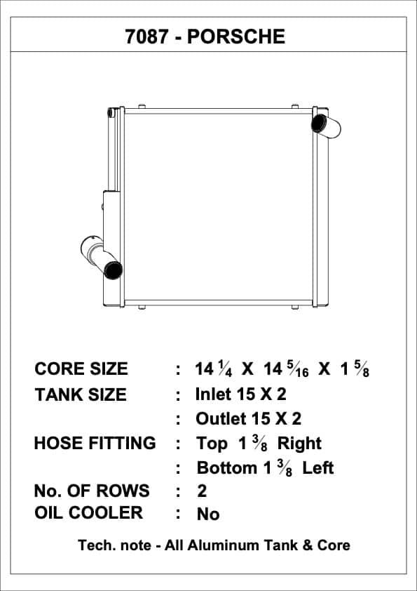 CSF Chłodnica Porsche 718 Boxster, 718 Cayman, 718 Spyder, 911 (982, 991.2) - zdjęcie 3